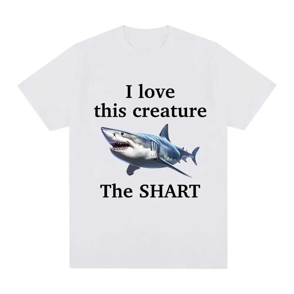 2025 Fun Shark Print Summer T-shirt Heavy shoulder trend Casual loose comfortable 100% cotton round neck short sleeve T-shirt
2025 Fun Shark Print Summer T-shirt Heavy shoulder trend Casual loose comfortable 100% cotton round neck short sleeve T-shirt