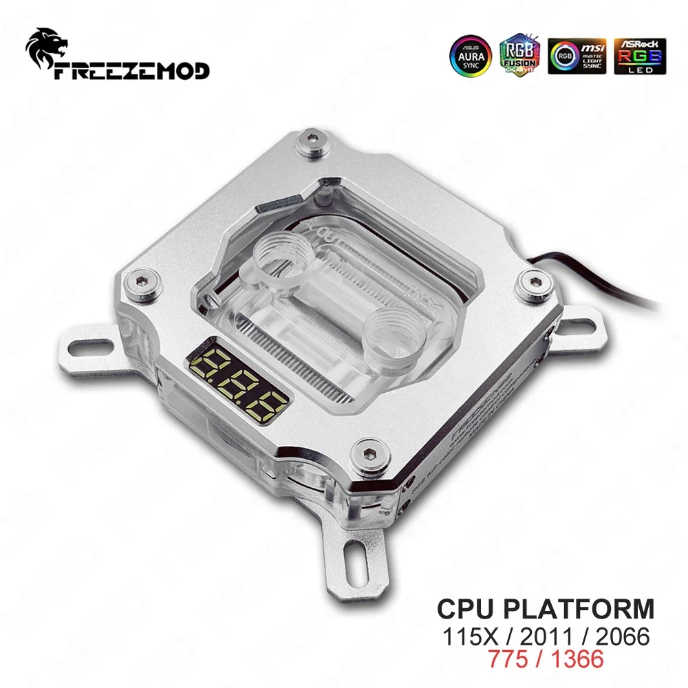 FREEZEMOD Медный процессор Охлаждение ЖК-дисплея Температура Процессор Водяной охладитель Блок Intel 115X 2011 2066 ЖК-дисплей VA Экран UPR-2018I
FREEZEMOD Медный процессор Охлаждение ЖК-дисплея Температура Процессор Водяной охладитель Блок Intel 115X 2011 2066 ЖК-дисплей VA Экран UPR-2018I