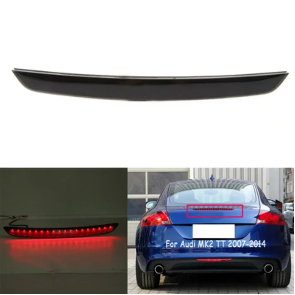 Для Audi TT 2007-14 RS автомобильный светодиодный дополнительный высокий стоп-сигнал, фонарь заднего бампера, стоп-сигнал, сигнальная лампа дальнего света
Для Audi TT 2007-14 RS автомобильный светодиодный дополнительный высокий стоп-сигнал, фонарь заднего бампера, стоп-сигнал, сигнальная лампа дальнего света