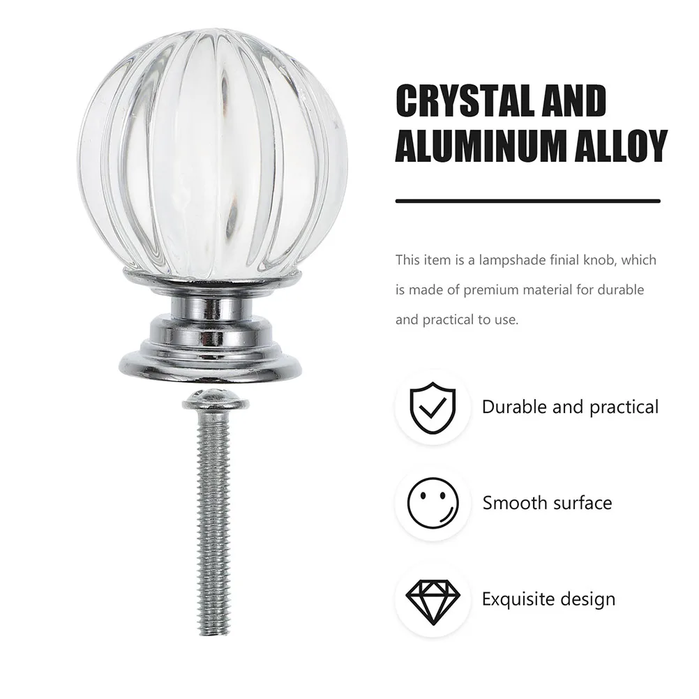 4 Pcs Shade Knob Vintage Lamp Decoration Caps Finials Harp Nut Table Crystal Decorative
4 Pcs Shade Knob Vintage Lamp Decoration Caps Finials Harp Nut Table Crystal Decorative