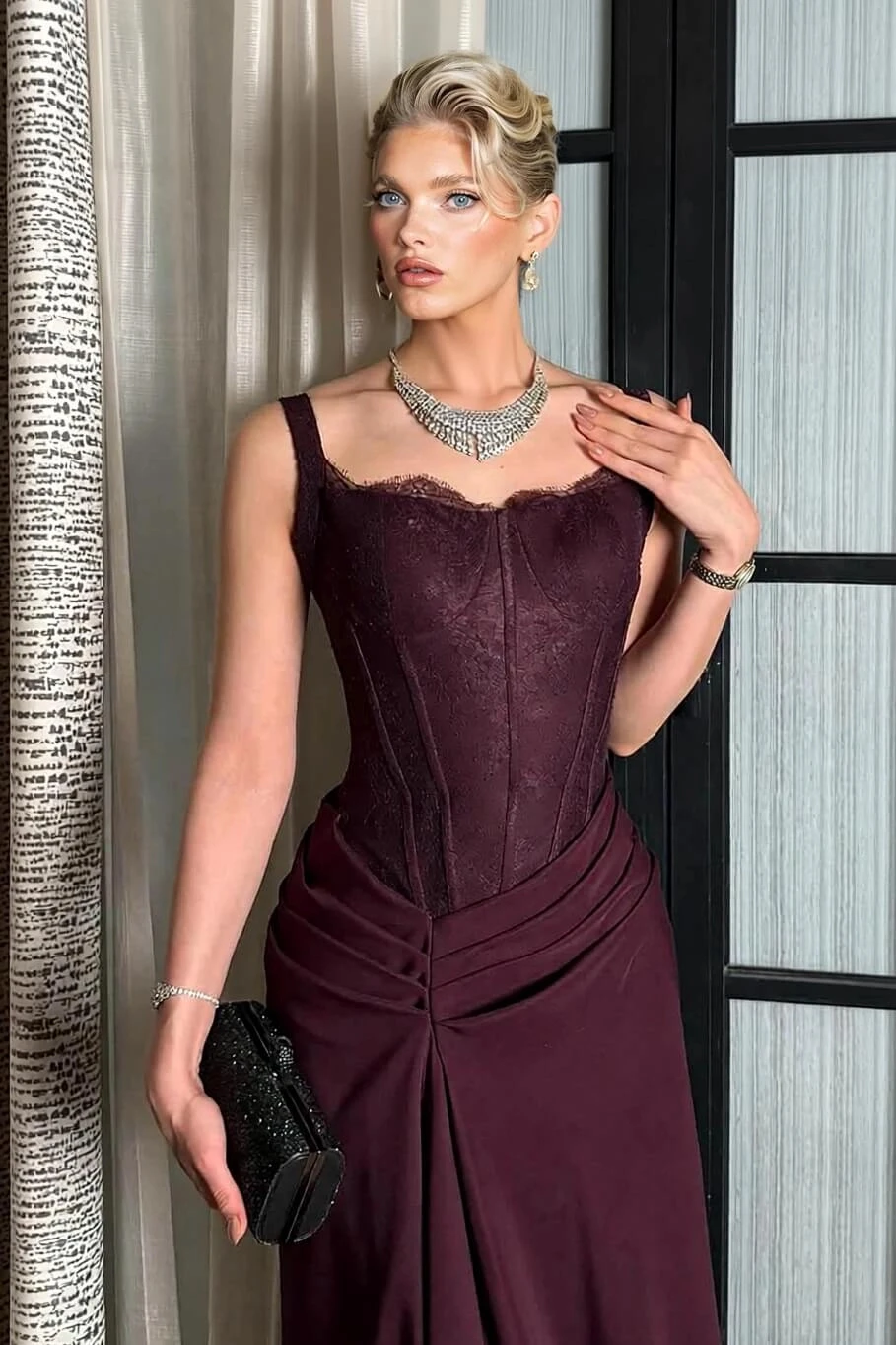 EGS Arabic Mermaid Square Satin Prom Dress Sleeveless Slit Evening Dresses 2026 Long Formal Event Gown Robe De Soirée Customized
EGS Arabic Mermaid Square Satin Prom Dress Sleeveless Slit Evening Dresses 2026 Long Formal Event Gown Robe De Soirée Customized