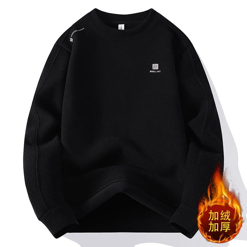 Мужская толстая флисовая толстовка с капюшоном 2025 года, трендовая универсальная теплая и свободная повседневная базовая рубашка с круглым вырезом
Мужская толстая флисовая толстовка с капюшоном 2025 года, трендовая универсальная теплая и свободная повседневная базовая рубашка с круглым вырезом