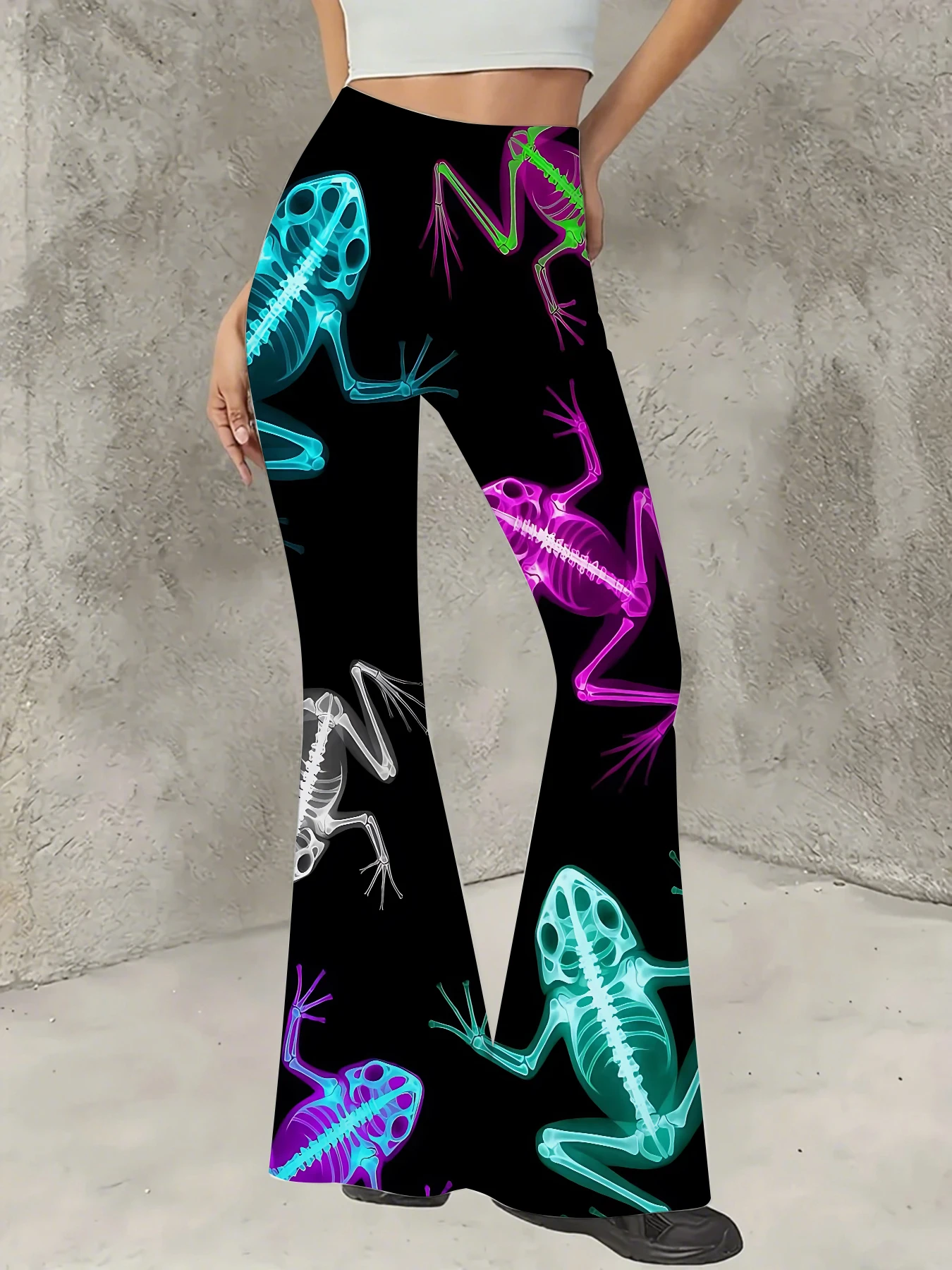 Women's All-Over Print Flared Leggings Stretchy High Waist Bell Bottom Pants
Women's All-Over Print Flared Leggings Stretchy High Waist Bell Bottom Pants