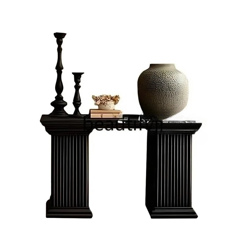 French Country Retro Entryway Table American Style Sideboard Wall-Mounted Narrow Storage Table
French Country Retro Entryway Table American Style Sideboard Wall-Mounted Narrow Storage Table