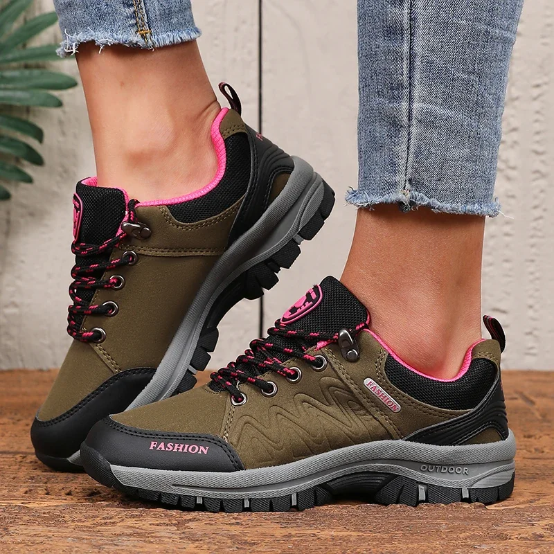 Women's Leather Sports Shoes Waterproof Casual Comfortable Lace Up Vulcanized Shoes Wear-resistant Shock-absorbing Running Shoes
Women's Leather Sports Shoes Waterproof Casual Comfortable Lace Up Vulcanized Shoes Wear-resistant Shock-absorbing Running Shoes