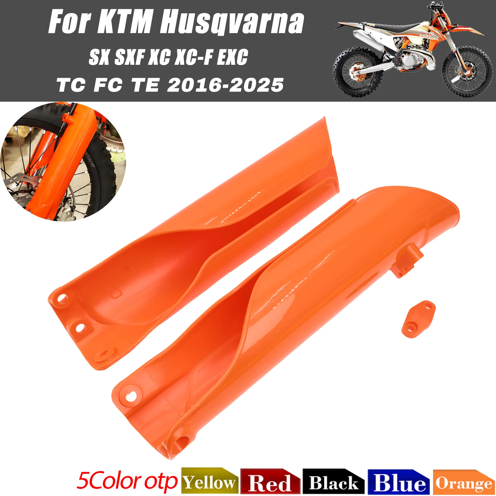 Off Road Dirt Bike Front Fork Suspension Protector Guard Cover Fit KTM GASGAS Husqvarna 150-530 TPI Maintenance Accessories
Off Road Dirt Bike Front Fork Suspension Protector Guard Cover Fit KTM GASGAS Husqvarna 150-530 TPI Maintenance Accessories 