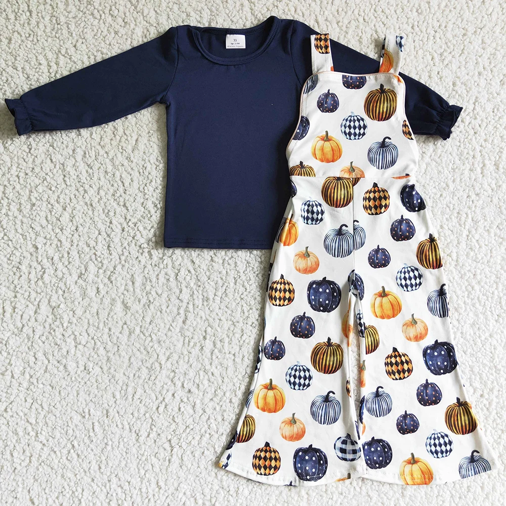 New Design Baby Girl Clothes Overalls Set Pumpkin Print Boutique Kids Clothes Girls Overalls Outfits Halloween Children Clothing
New Design Baby Girl Clothes Overalls Set Pumpkin Print Boutique Kids Clothes Girls Overalls Outfits Halloween Children Clothing
