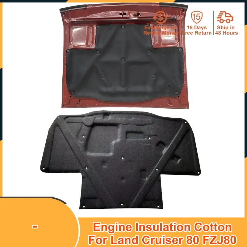 Engine Heat Sound Insulation Cotton Pad for Toyota Land Cruiser 80 Series FJ FZJ HDJ HZJ FZJ80 HDJ80 LC80 Accessories Soundproof
Engine Heat Sound Insulation Cotton Pad for Toyota Land Cruiser 80 Series FJ FZJ HDJ HZJ FZJ80 HDJ80 LC80 Accessories Soundproof