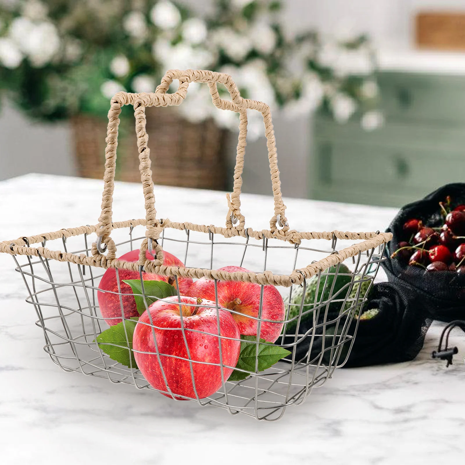 Wrought Iron Storage Basket Metal Fruit Wire Table Holder For Kitchen Countertop Baskets Bread Vegetable
Wrought Iron Storage Basket Metal Fruit Wire Table Holder For Kitchen Countertop Baskets Bread Vegetable