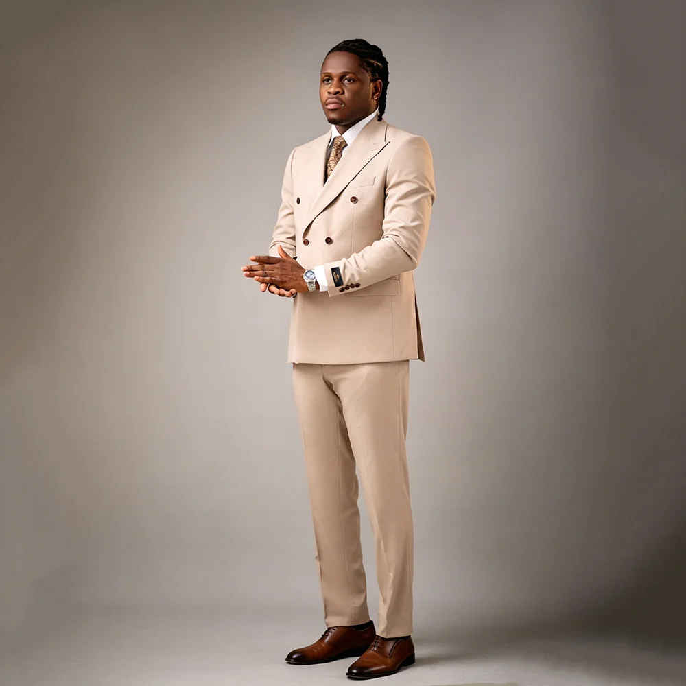 Fashion Men's Blazer Suits 2 Piece Jacket Pant Set Relaxed Tailoring Premium Textured Fabric Daily Date Male Chic Outfits
Fashion Men's Blazer Suits 2 Piece Jacket Pant Set Relaxed Tailoring Premium Textured Fabric Daily Date Male Chic Outfits