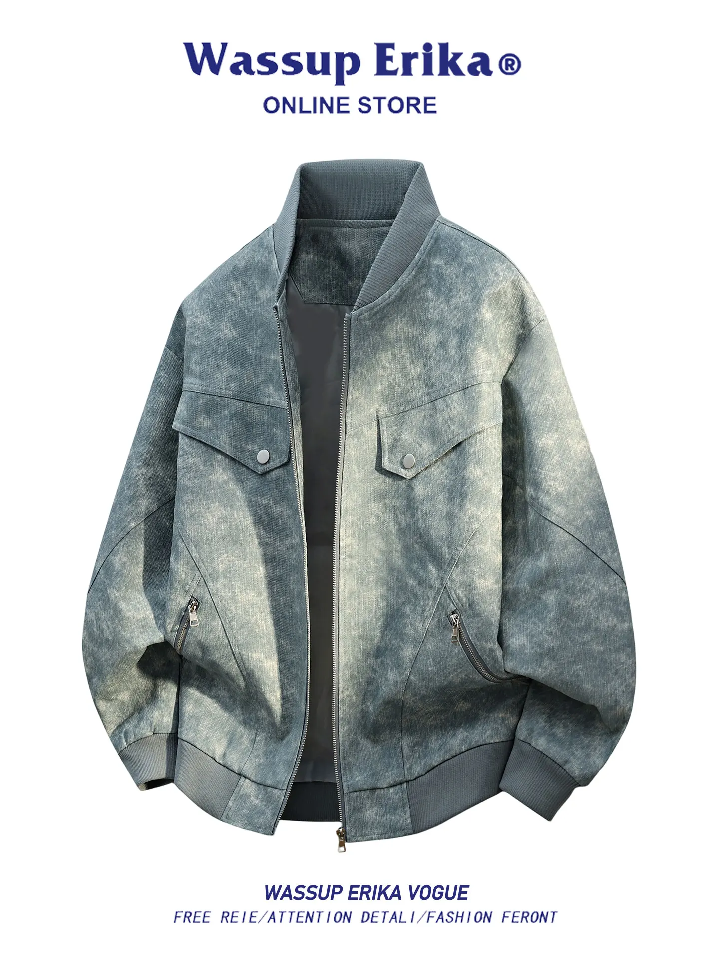 Wassup Erika, американский ретро кожаный джет Dir, мужская осенне-зимняя свободная повседневная верхняя одежда Haome, хлопковое волокно из полиэстера
Wassup Erika, американский ретро кожаный джет Dir, мужская осенне-зимняя свободная повседневная верхняя одежда Haome, хлопковое волокно из полиэстера