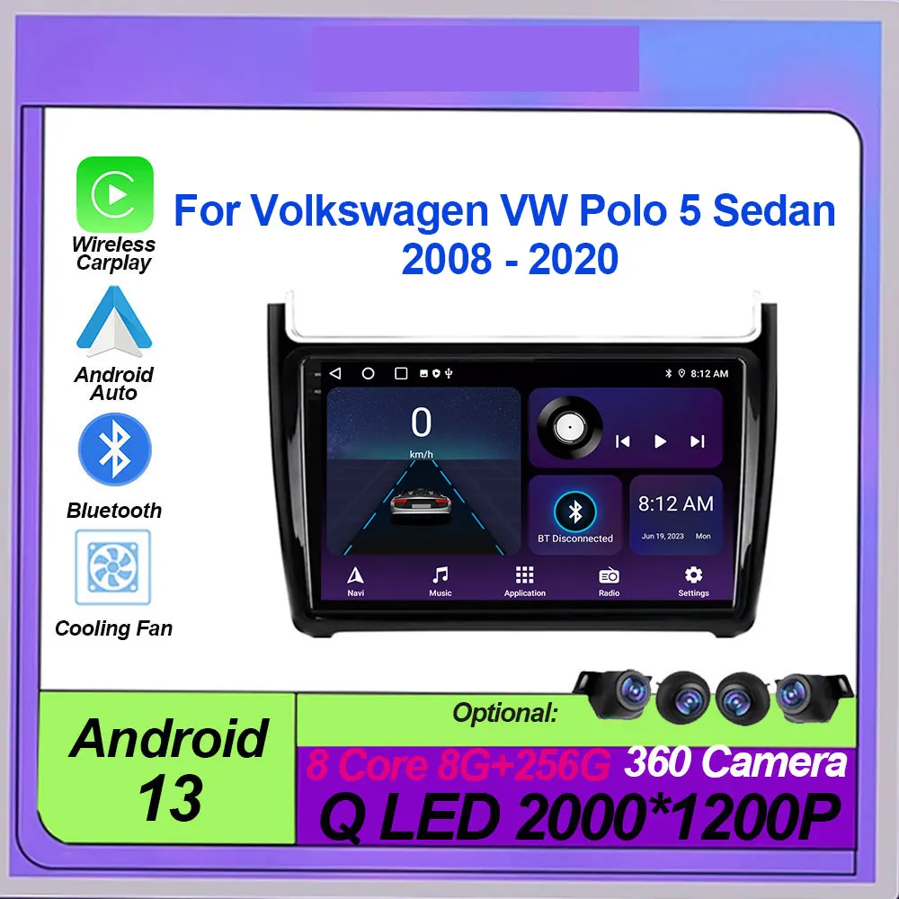 Android 13 Car Radio For Volkswagen VW Polo 5 Sedan 2008 - 2020 Multimedia Player WIFI 4G 2 Din Carplay Stereo GPS DVD
Android 13 Car Radio For Volkswagen VW Polo 5 Sedan 2008 - 2020 Multimedia Player WIFI 4G 2 Din Carplay Stereo GPS DVD