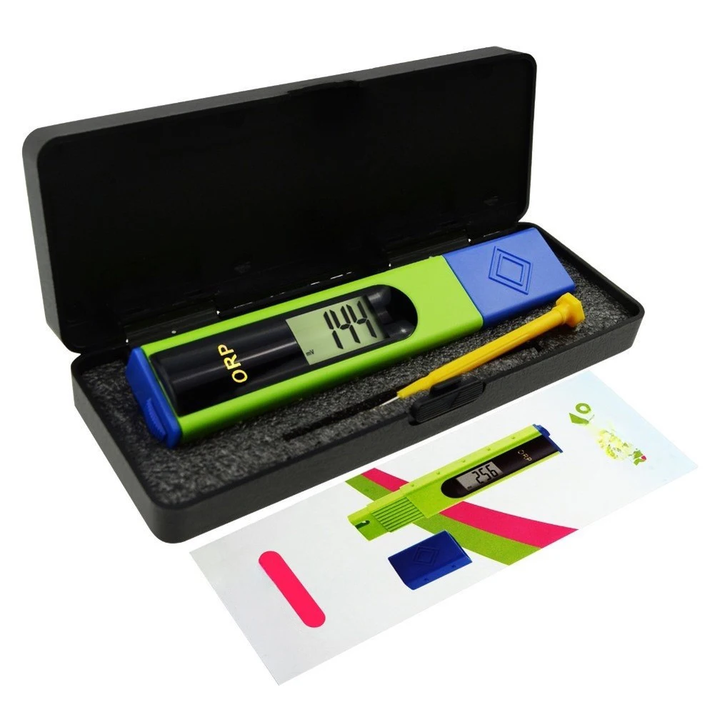 ORP Meter Oxidation Reduction Potential Tester -1999 To 1999mV With Automatic Temperature Compensation For Aquarium Pool Water Q
ORP Meter Oxidation Reduction Potential Tester -1999 To 1999mV With Automatic Temperature Compensation For Aquarium Pool Water Q