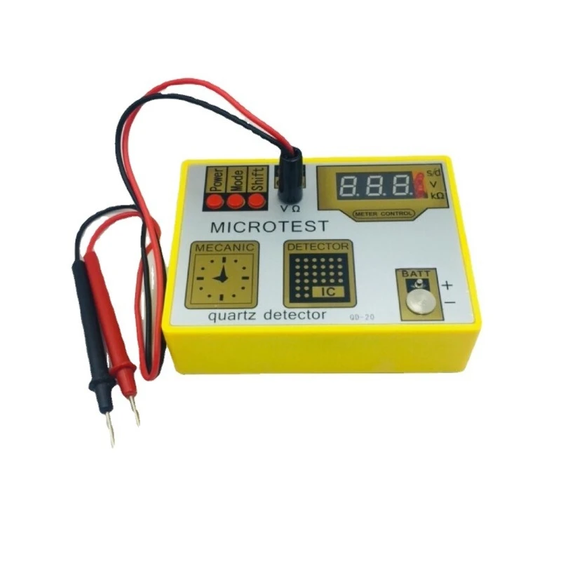 Watch repair tool QD-20 quartz watch movement, battery tester, multi-function watch movement pulse tester
Watch repair tool QD-20 quartz watch movement, battery tester, multi-function watch movement pulse tester