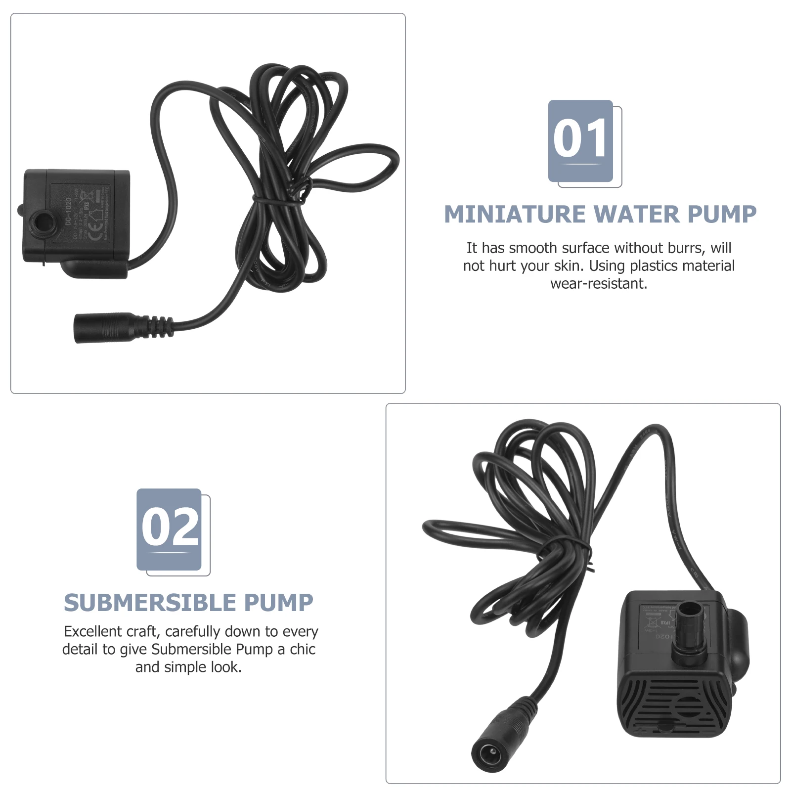 Mini Submersible Pump for Fish Tank Pond Small Fountain Water Pump Quiet Wear-Resistant Lightweight Durable Aquarium Use
Mini Submersible Pump for Fish Tank Pond Small Fountain Water Pump Quiet Wear-Resistant Lightweight Durable Aquarium Use
