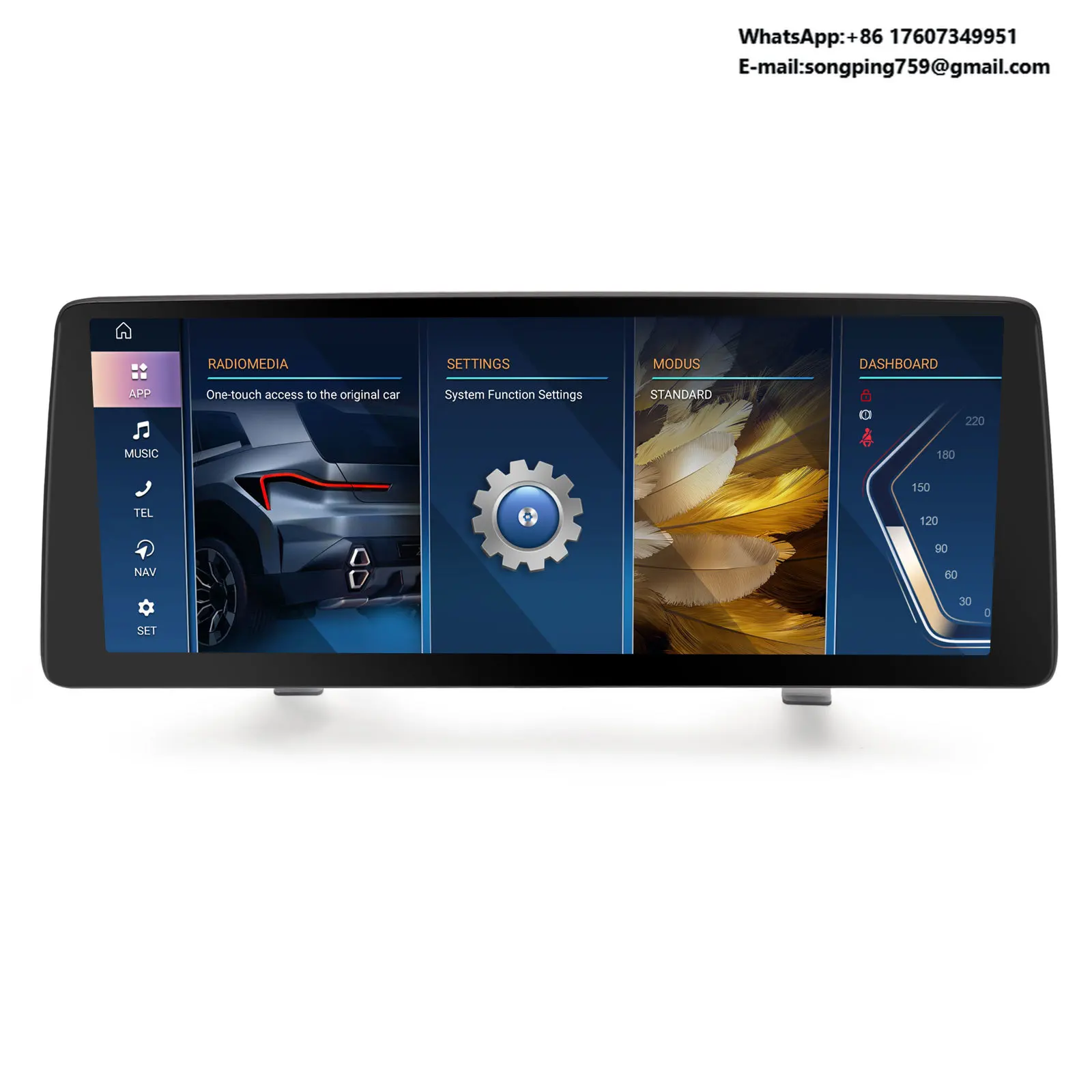 Erisin ES4792i 12.3inch Android 14 Car Stereo GPS Autoradio Multimedia Video Player Navigation for BMW Series E90 E91 E92 E93
Erisin ES4792i 12.3inch Android 14 Car Stereo GPS Autoradio Multimedia Video Player Navigation for BMW Series E90 E91 E92 E93