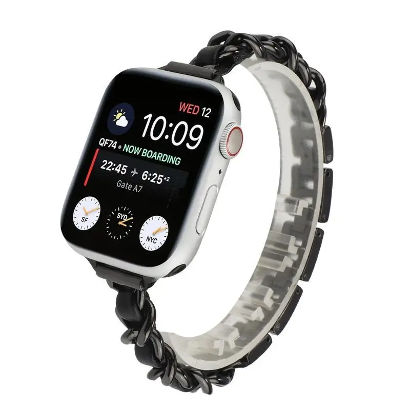 Ремешок из нержавеющей стали для Apple Watch Band 40 мм 44/45/42/41/мм металлический одиночный кубинский браслет для IWatch Ultra 8 7 6 SE 5
Ремешок из нержавеющей стали для Apple Watch Band 40 мм 44/45/42/41/мм металлический одиночный кубинский браслет для IWatch Ultra 8 7 6 SE 5