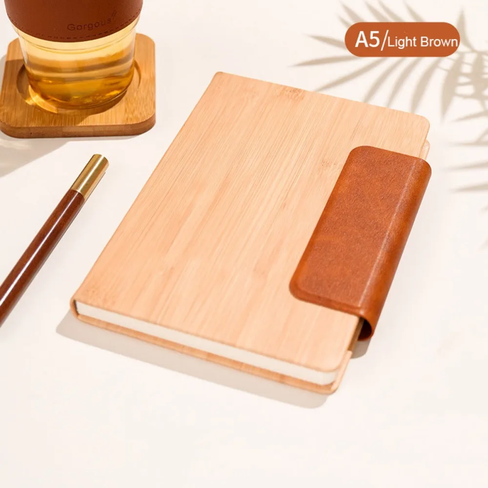 200 Pages A5 Notebook Wood Grain with Magnetic Buckle Business Office Notepad PU Leather Cover Wear-resistant Students Notebook
200 Pages A5 Notebook Wood Grain with Magnetic Buckle Business Office Notepad PU Leather Cover Wear-resistant Students Notebook