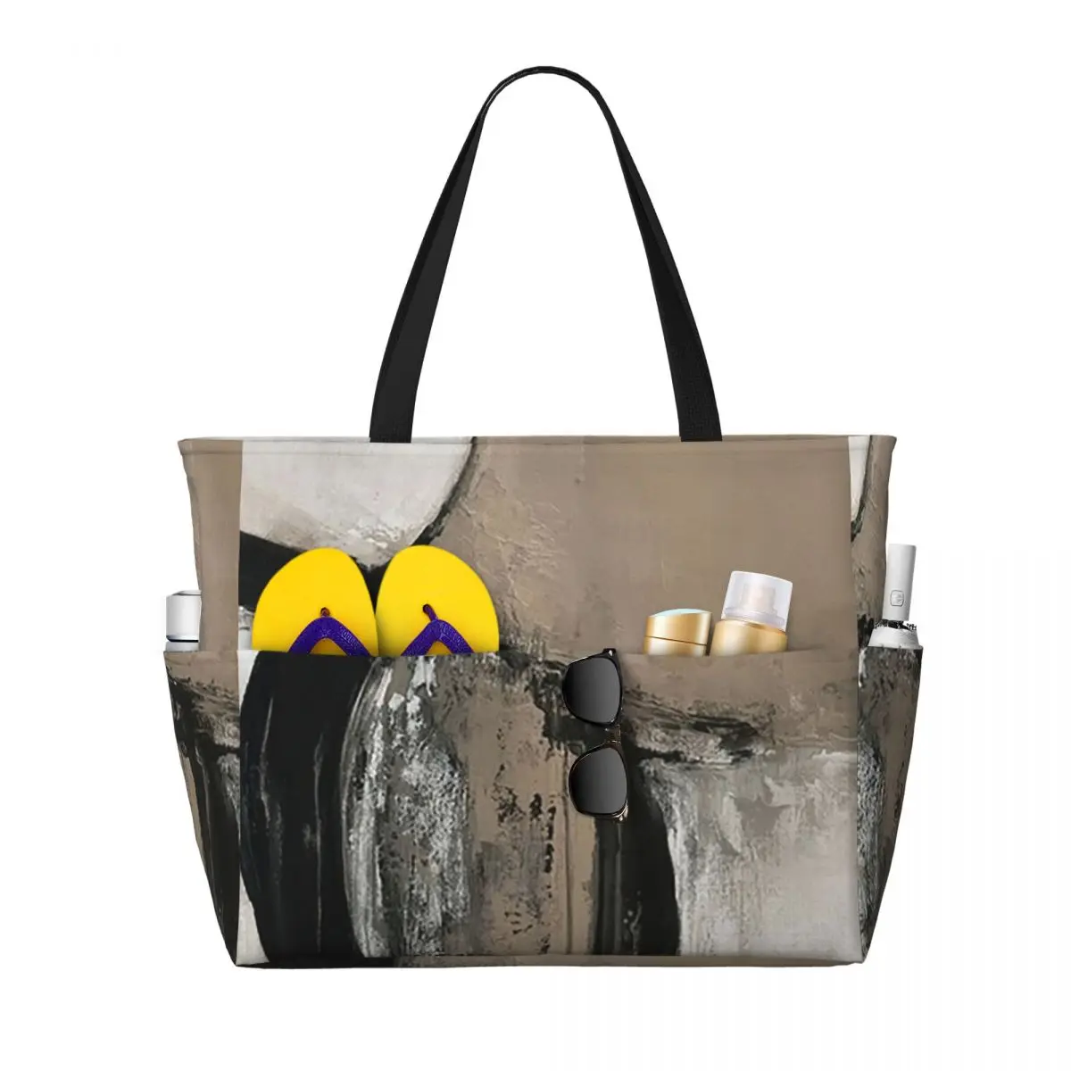 Neutral Abstract Beach Tote Bag Sport Gym Yoga Duffle Large Tote Bag Women Travel Bag Fitness bag
Neutral Abstract Beach Tote Bag Sport Gym Yoga Duffle Large Tote Bag Women Travel Bag Fitness bag