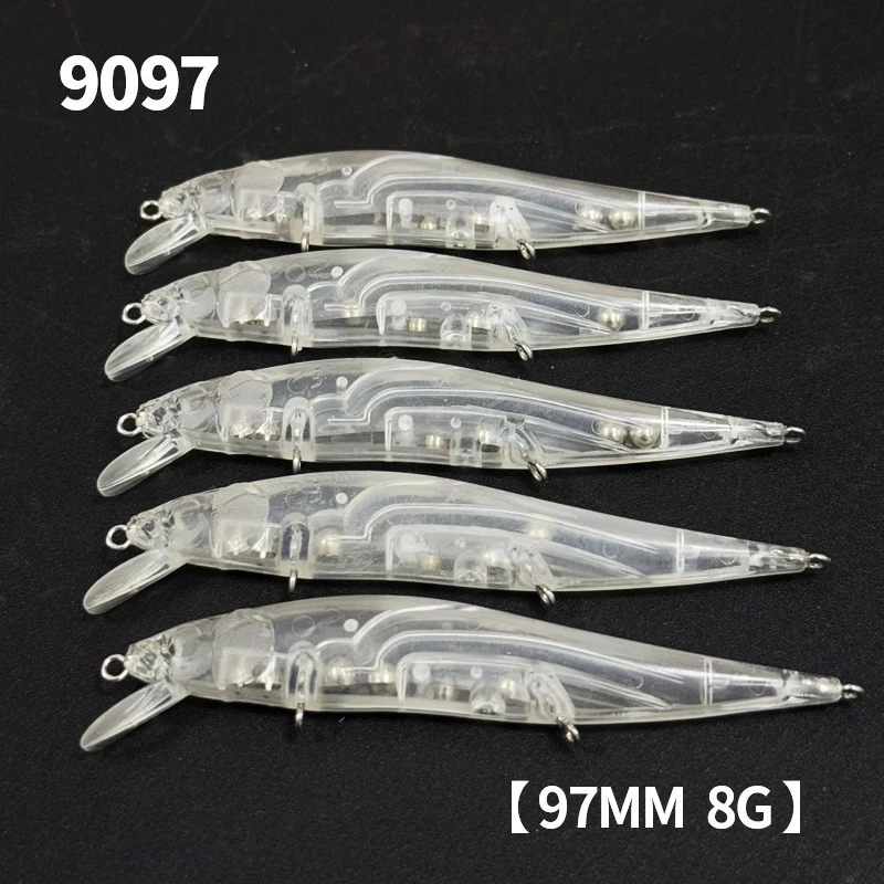 20pcs Unpainted Minnow Lure 97mm 8g Floating Minnow Fishing Lure Wobbler for Pike Trout Carp Swimbait Long Shot Artificial Bait
20pcs Unpainted Minnow Lure 97mm 8g Floating Minnow Fishing Lure Wobbler for Pike Trout Carp Swimbait Long Shot Artificial Bait