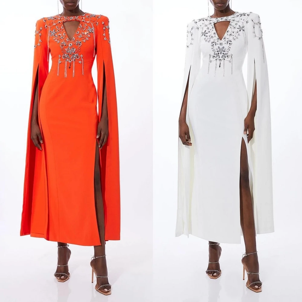 Customized Modern Style Formal Evening O-Neck A-line Beading Tassels Bespoke Occasion Prom Dress
Customized Modern Style Formal Evening O-Neck A-line Beading Tassels Bespoke Occasion Prom Dress