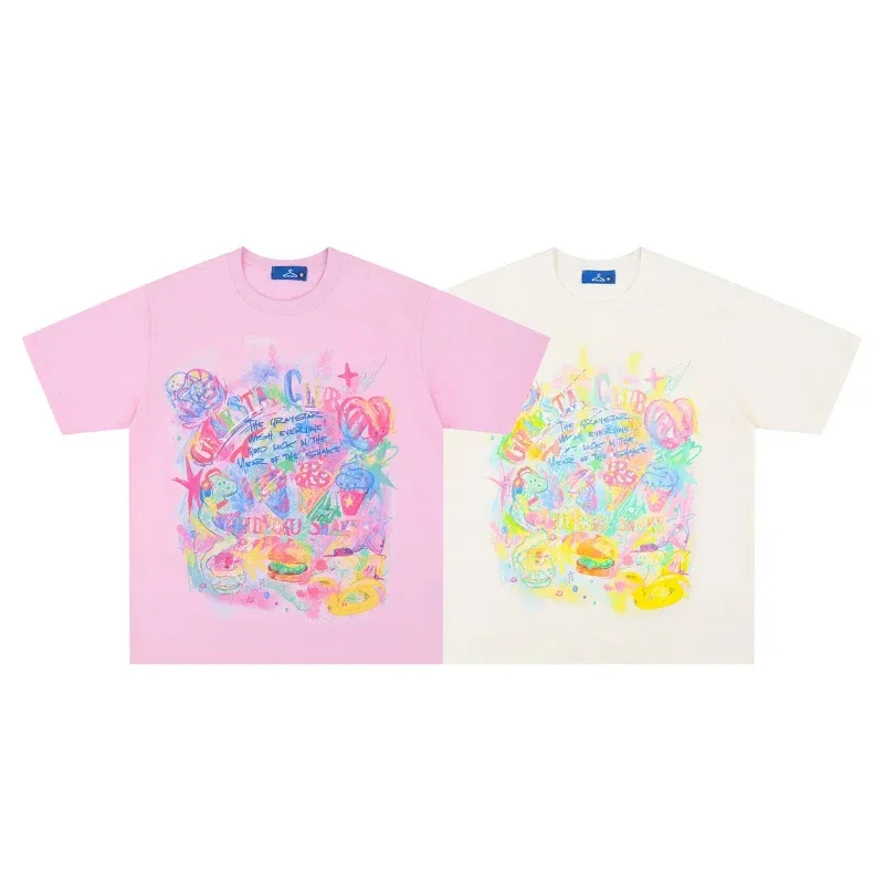 New Mens T-shirts Japanese Streetwear Cartoon Printed Graphic T Shirts Summer Fashion Casual O-neck Short Sleeve Tops Tees Male
New Mens T-shirts Japanese Streetwear Cartoon Printed Graphic T Shirts Summer Fashion Casual O-neck Short Sleeve Tops Tees Male