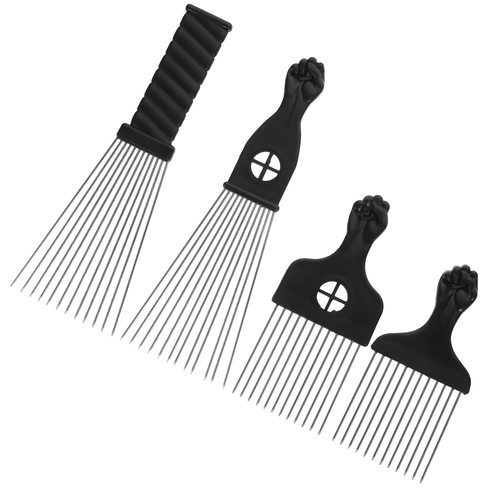 4pcs Hair Comb Afro Picks Metal Detangle Fine Tooth Oil 12 Needle C5 C1 C2 C3 Styling Hairdressing Scalp Massage Separate
4pcs Hair Comb Afro Picks Metal Detangle Fine Tooth Oil 12 Needle C5 C1 C2 C3 Styling Hairdressing Scalp Massage Separate