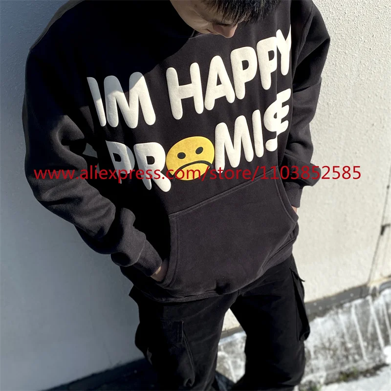 American Heavyweight Vintage Long Sleeved Fleece Hooded Sweatshirt With 3D Three-Dimensional Letter Cartoon Expression Print
American Heavyweight Vintage Long Sleeved Fleece Hooded Sweatshirt With 3D Three-Dimensional Letter Cartoon Expression Print