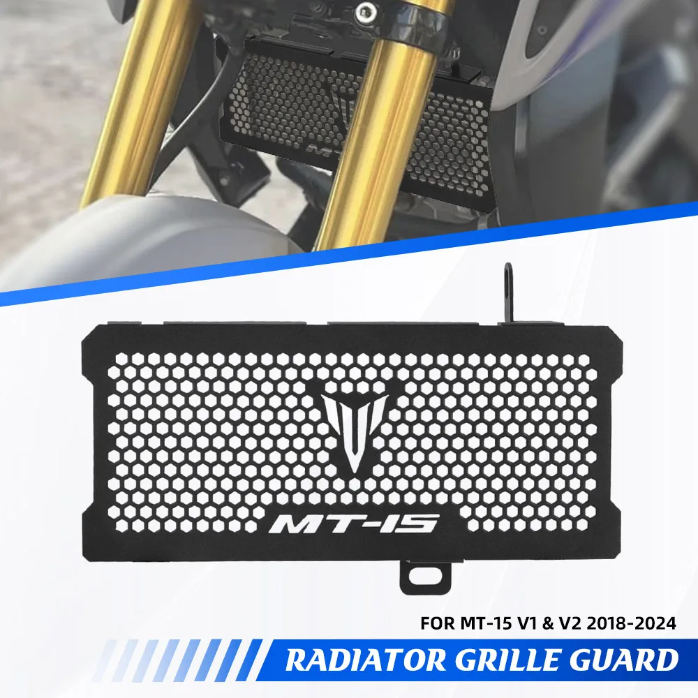 2024 2025 MT15 Radiator Guard Protection Cooler Grill Cover Protector For Yamaha MT-15 V1 & V2 2018-2019-2020-2021-2022-2023
2024 2025 MT15 Radiator Guard Protection Cooler Grill Cover Protector For Yamaha MT-15 V1 & V2 2018-2019-2020-2021-2022-2023