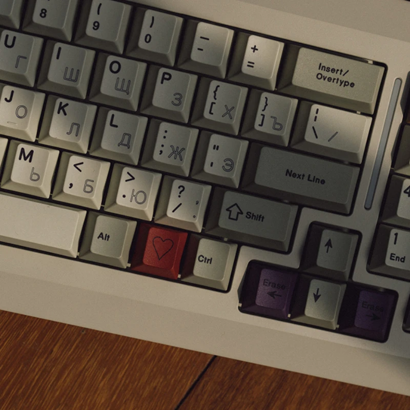 Vintage Russian Keycap Set PBT 155key Custom Personalized Gray Keyboard Cap Cherry Profile Gaming KeyCap for Mechanical Keyboard
Vintage Russian Keycap Set PBT 155key Custom Personalized Gray Keyboard Cap Cherry Profile Gaming KeyCap for Mechanical Keyboard