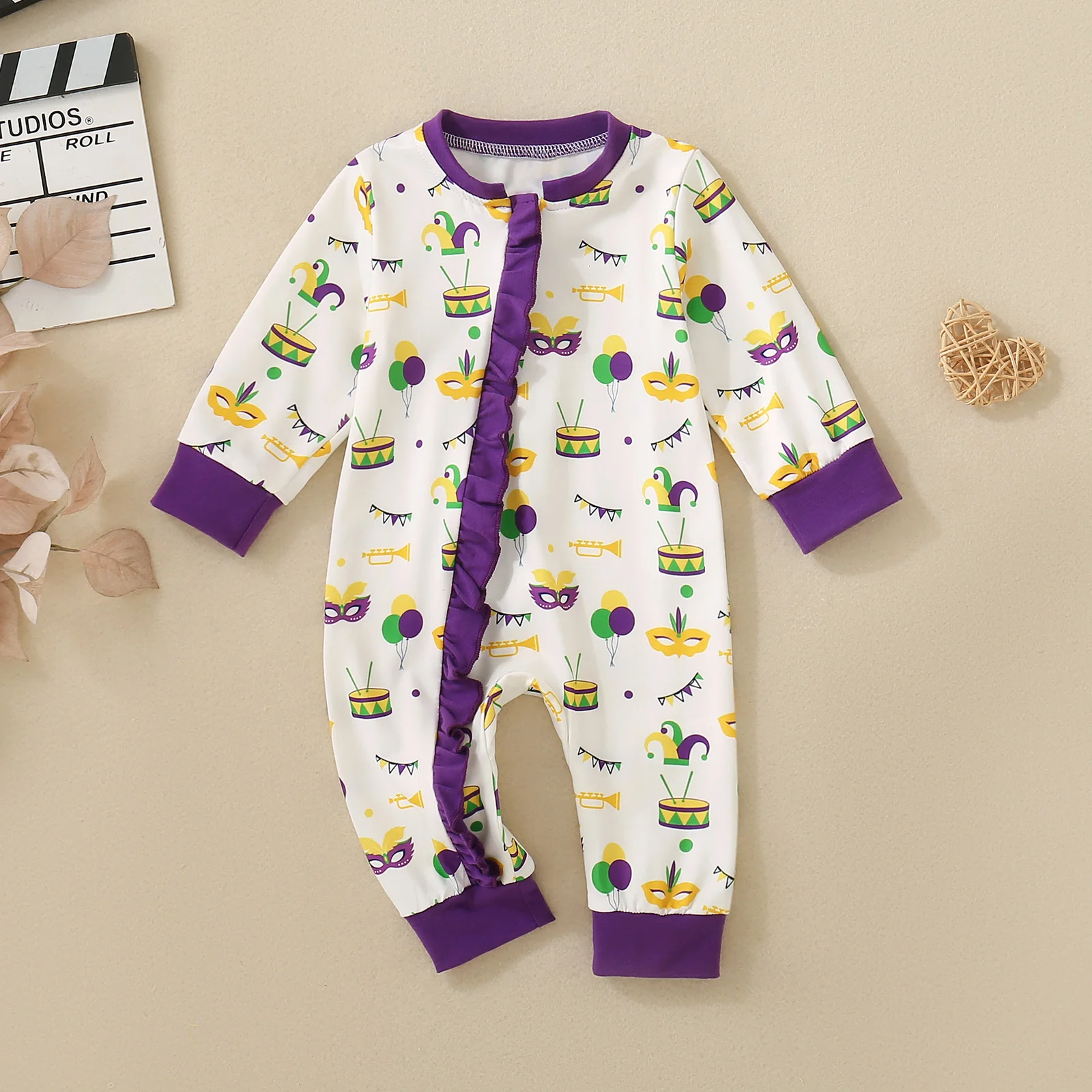 Spring Autumn Unisex Baby Long Sleeve Cake Balloon Print Romper Crawling Suit Neutral Infant Clothing Full-Sleeve Print Onesie
Spring Autumn Unisex Baby Long Sleeve Cake Balloon Print Romper Crawling Suit Neutral Infant Clothing Full-Sleeve Print Onesie
