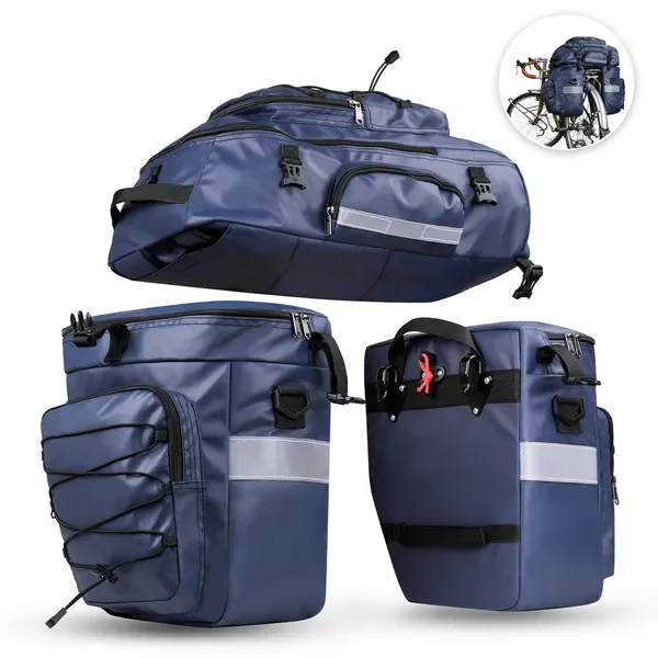 Bike Bag Bike Pannier Bag Set, for Bicycle Cargo Rack Saddle Bag Shoulder Bag Laptop Pannier Rack
Bike Bag Bike Pannier Bag Set, for Bicycle Cargo Rack Saddle Bag Shoulder Bag Laptop Pannier Rack