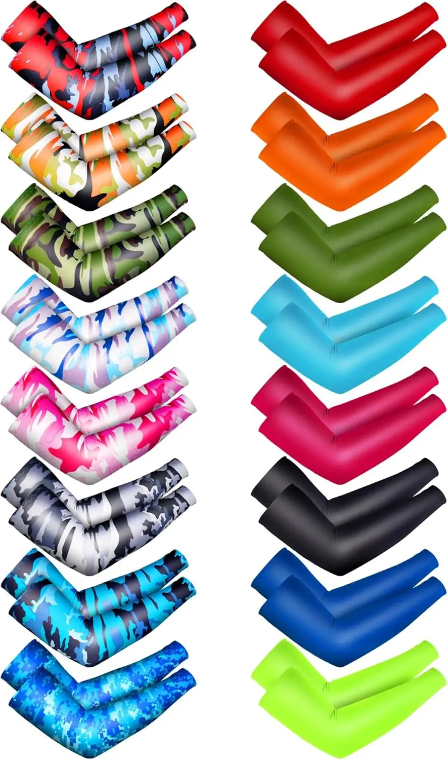Kids Sports Arm Sleeves - 16 Pairs, UV Protection & Cooling for Basketball Baseball
Kids Sports Arm Sleeves - 16 Pairs, UV Protection & Cooling for Basketball Baseball