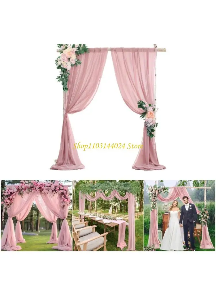 N5KE AntiWrinkle Wedding Drapery Tulle Arch Drape Hanging Decoration For Reception
N5KE AntiWrinkle Wedding Drapery Tulle Arch Drape Hanging Decoration For Reception