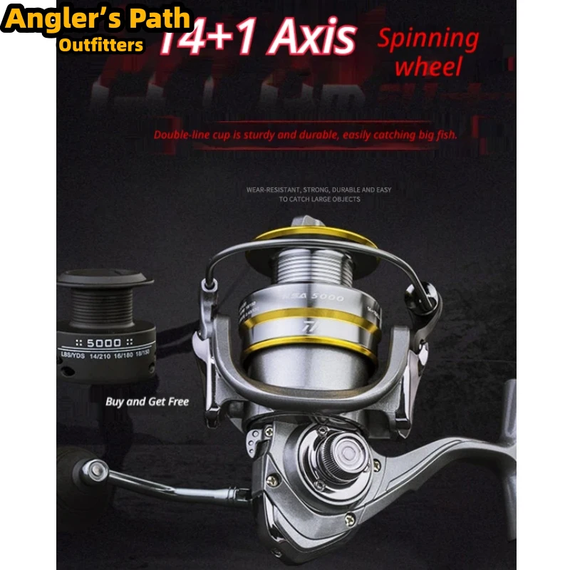 Onokazu Spinning Fishing Reel Full Metal Head Ultra Light 14 Plus 1 Axis Dual Spool For Saltwater Surf Casting Rock Fishing Rod
Onokazu Spinning Fishing Reel Full Metal Head Ultra Light 14 Plus 1 Axis Dual Spool For Saltwater Surf Casting Rock Fishing Rod