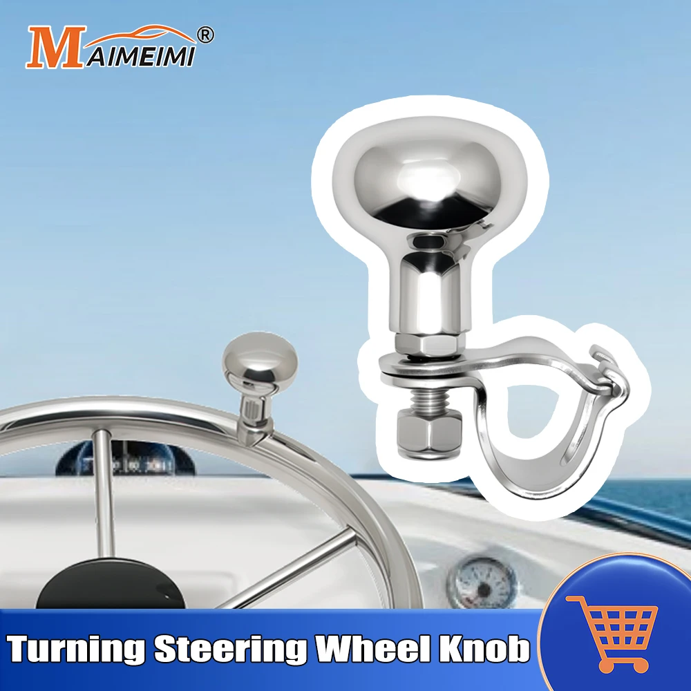 1pcs Marine Steering Wheel Turning Booster Spinner Knob Rotation Stainless Steel Bearing Power Ball Handle Tool Boat Hardware
1pcs Marine Steering Wheel Turning Booster Spinner Knob Rotation Stainless Steel Bearing Power Ball Handle Tool Boat Hardware