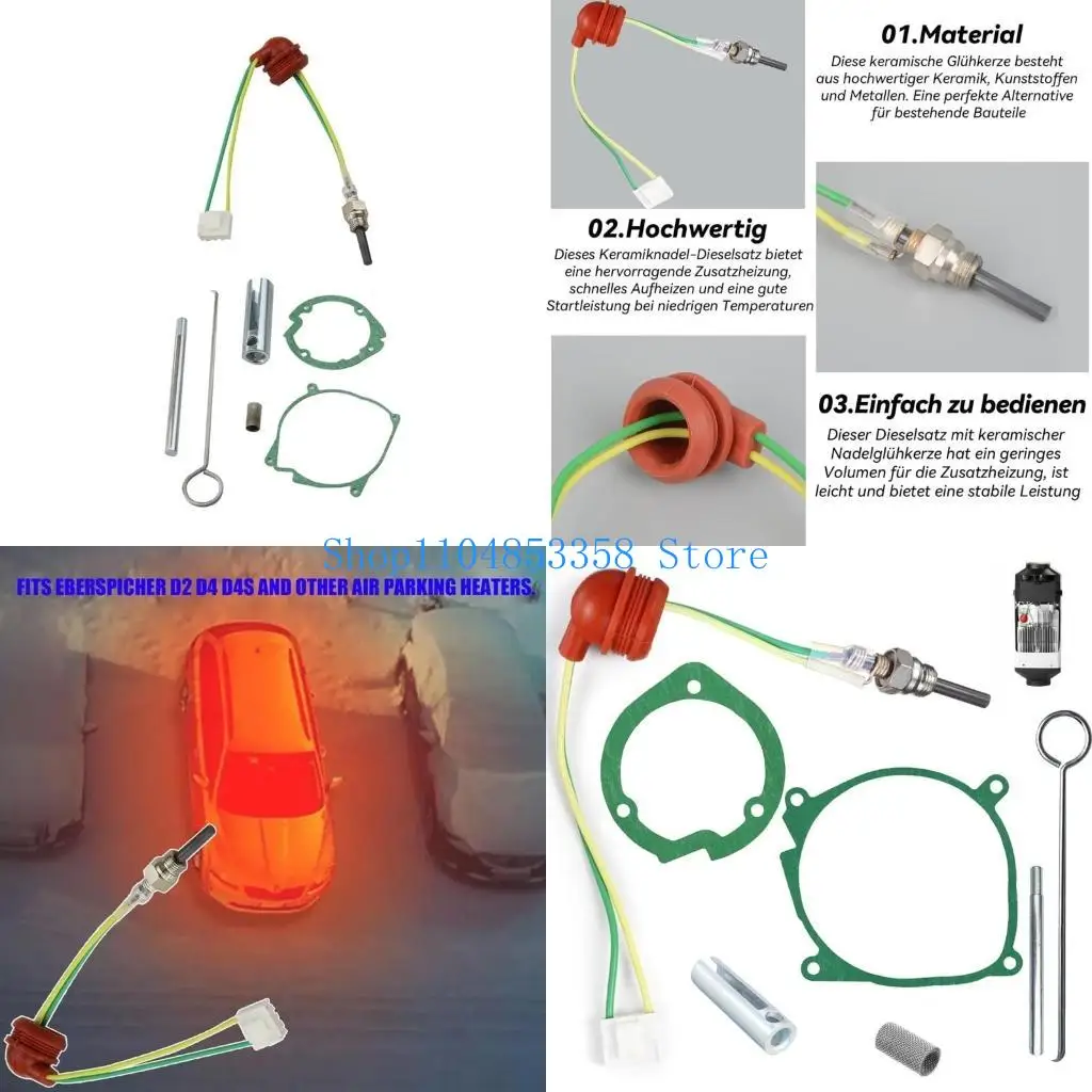 652F 12 В, керамическая свеча зажигания, воздушные дизели, часть стояночного обогревателя для автомобилей, лодок, воздушные
652F 12 В, керамическая свеча зажигания, воздушные дизели, часть стояночного обогревателя для автомобилей, лодок, воздушные