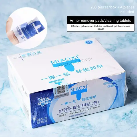 100-200pcs Nail Polish Remover Wipes Lint-Free Nail Cleaner Pads for UV Gel Nail Polish Professional Manicure Tool Nail Salons