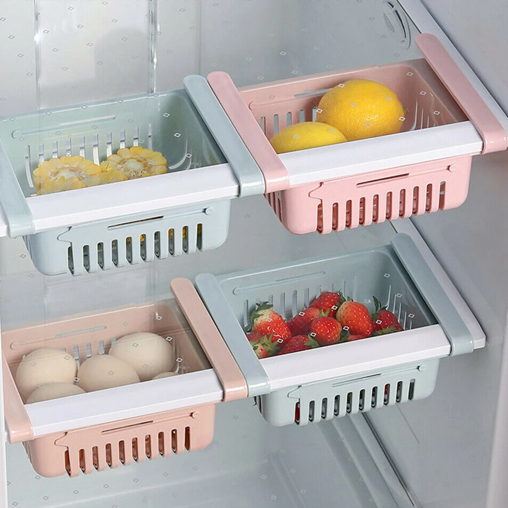Retractable Storage Box Containers Refrigerator Fridge Partition Plastic Holder Kitchen Rack Mesh Design Space Saving Fruit
Retractable Storage Box Containers Refrigerator Fridge Partition Plastic Holder Kitchen Rack Mesh Design Space Saving Fruit