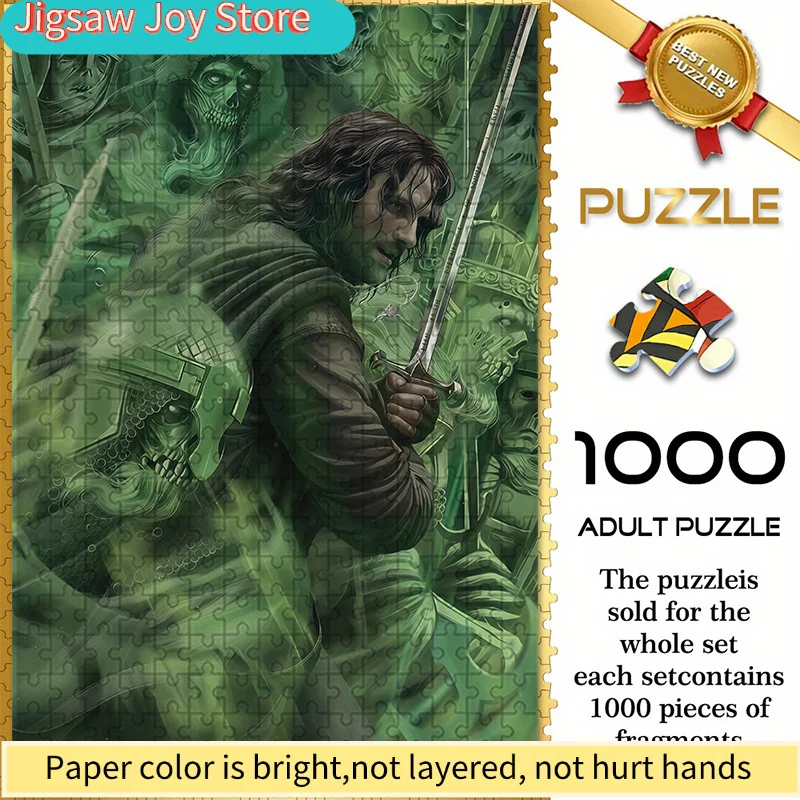 Warner Bros. Seamless Jigsaw Puzzle Z12.1-25, The Lord of the Rings: Aragorn and the Army of the Dead, Durable Thick DIY Puzzl
Warner Bros. Seamless Jigsaw Puzzle Z12.1-25, The Lord of the Rings: Aragorn and the Army of the Dead, Durable Thick DIY Puzzl