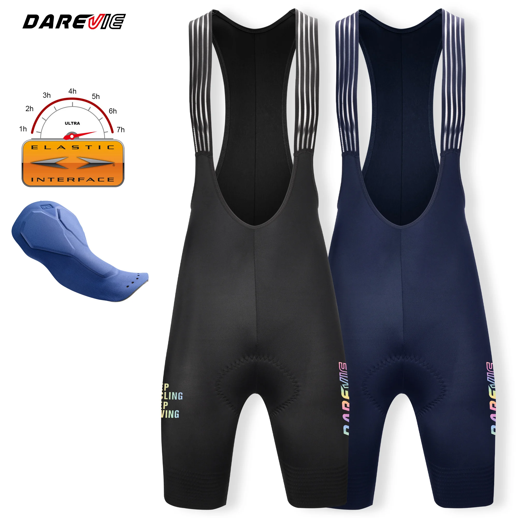 DAREVIE Cycling Bib Shorts Seamless ELASTIC-INTERFACE® Pad Women's Cycling Shorts 4 Way Strech Anti Slip Woman Cycling Clothing
DAREVIE Cycling Bib Shorts Seamless ELASTIC-INTERFACE® Pad Women's Cycling Shorts 4 Way Strech Anti Slip Woman Cycling Clothing