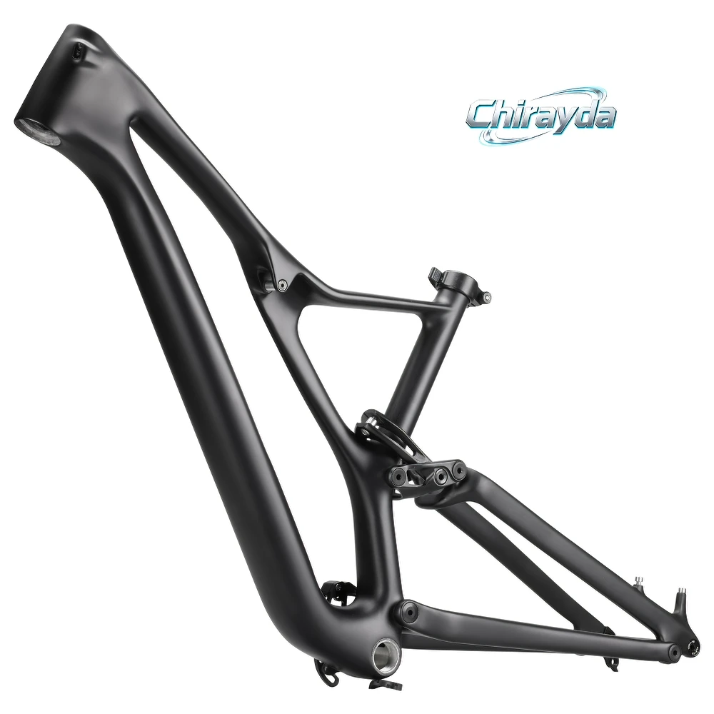 Chirayda Full Suspension Carbon Mountain Bike T1100 Toray Carbon Fiber Disc Brake Thru Axle 148*12mm Boost new Stumpjumper Frame
Chirayda Full Suspension Carbon Mountain Bike T1100 Toray Carbon Fiber Disc Brake Thru Axle 148*12mm Boost new Stumpjumper Frame