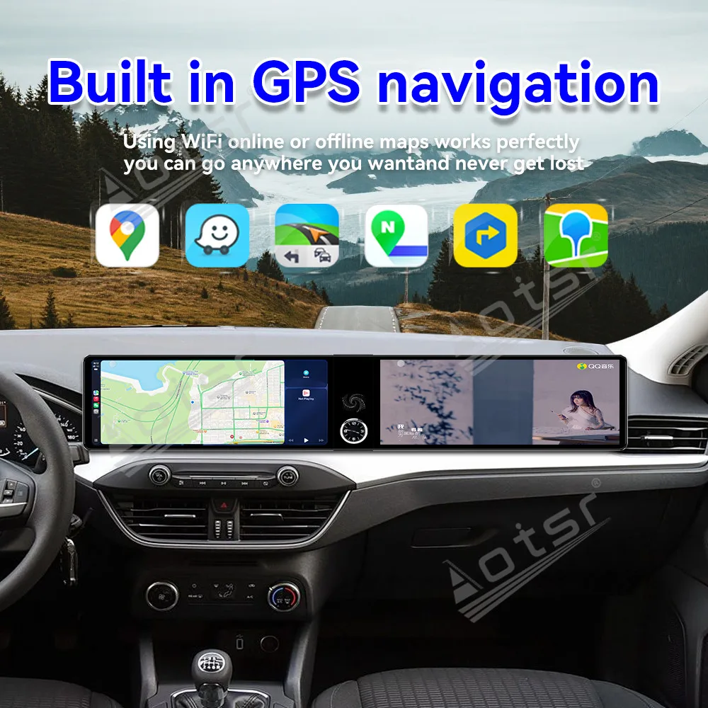12.3inch Dual Screen Car Radio For Ford Focus 2019-2022 Car Multimedia Video Player GPS Navigation Carplay Unit HD AI BT WIFI 4G
12.3inch Dual Screen Car Radio For Ford Focus 2019-2022 Car Multimedia Video Player GPS Navigation Carplay Unit HD AI BT WIFI 4G
