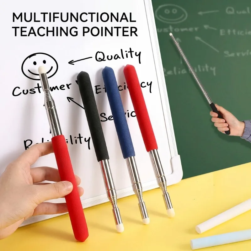 Extendable Teaching Pointer Touch Sensitive Stick for Teachers Blackboard Using Teaching Rod Command Stick for School Class
Extendable Teaching Pointer Touch Sensitive Stick for Teachers Blackboard Using Teaching Rod Command Stick for School Class
