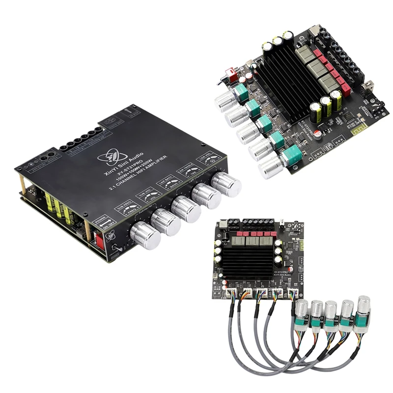 ELECT-ST21PRO Bluetooth цифровой аудио усилитель мощности плата 2,1-канальный 100 Втx2 + 200 Вт сабвуфер TPA3221 приров 3116
ELECT-ST21PRO Bluetooth цифровой аудио усилитель мощности плата 2,1-канальный 100 Втx2 + 200 Вт сабвуфер TPA3221 приров 3116