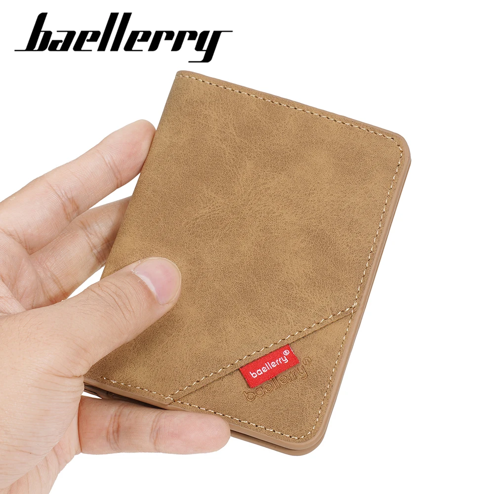 New Slim Short Men Wallets Simple Card Holders High Quality PU Frosted Male Wallet Money Clip Photo Holder Men Purses
New Slim Short Men Wallets Simple Card Holders High Quality PU Frosted Male Wallet Money Clip Photo Holder Men Purses