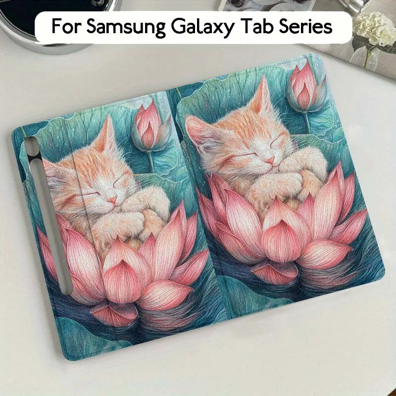 Cat Cartoon Flower Popular For Samsung Galaxy Tab S9 S10 S6 S7 S8 FE Plus Lite Inch Foldable Cover Tablet Case
Cat Cartoon Flower Popular For Samsung Galaxy Tab S9 S10 S6 S7 S8 FE Plus Lite Inch Foldable Cover Tablet Case