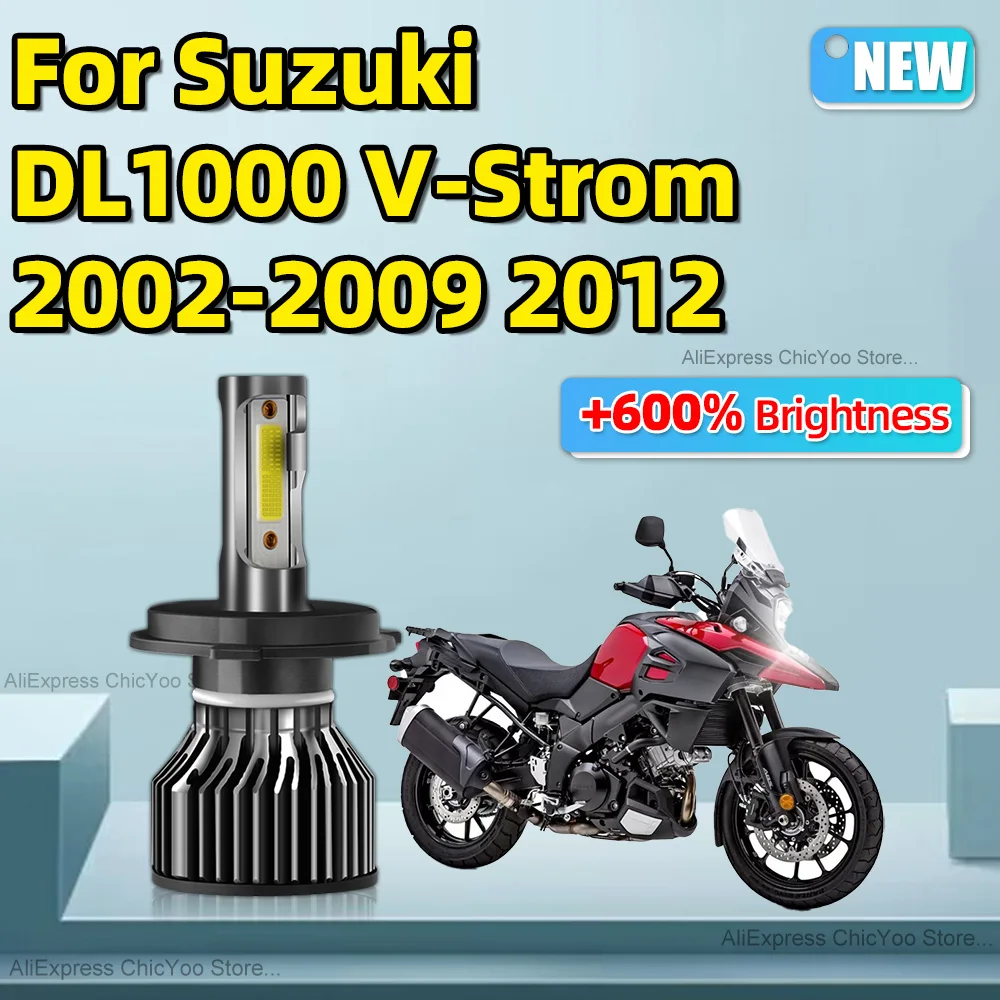 For Suzuki DL1000 V-Strom 2002 2003 2004-2009, 2012 1X Motorbike Headlamp H4 LED COB Motorcycle Headlight Bulb High Low Beam 12V
For Suzuki DL1000 V-Strom 2002 2003 2004-2009, 2012 1X Motorbike Headlamp H4 LED COB Motorcycle Headlight Bulb High Low Beam 12V
