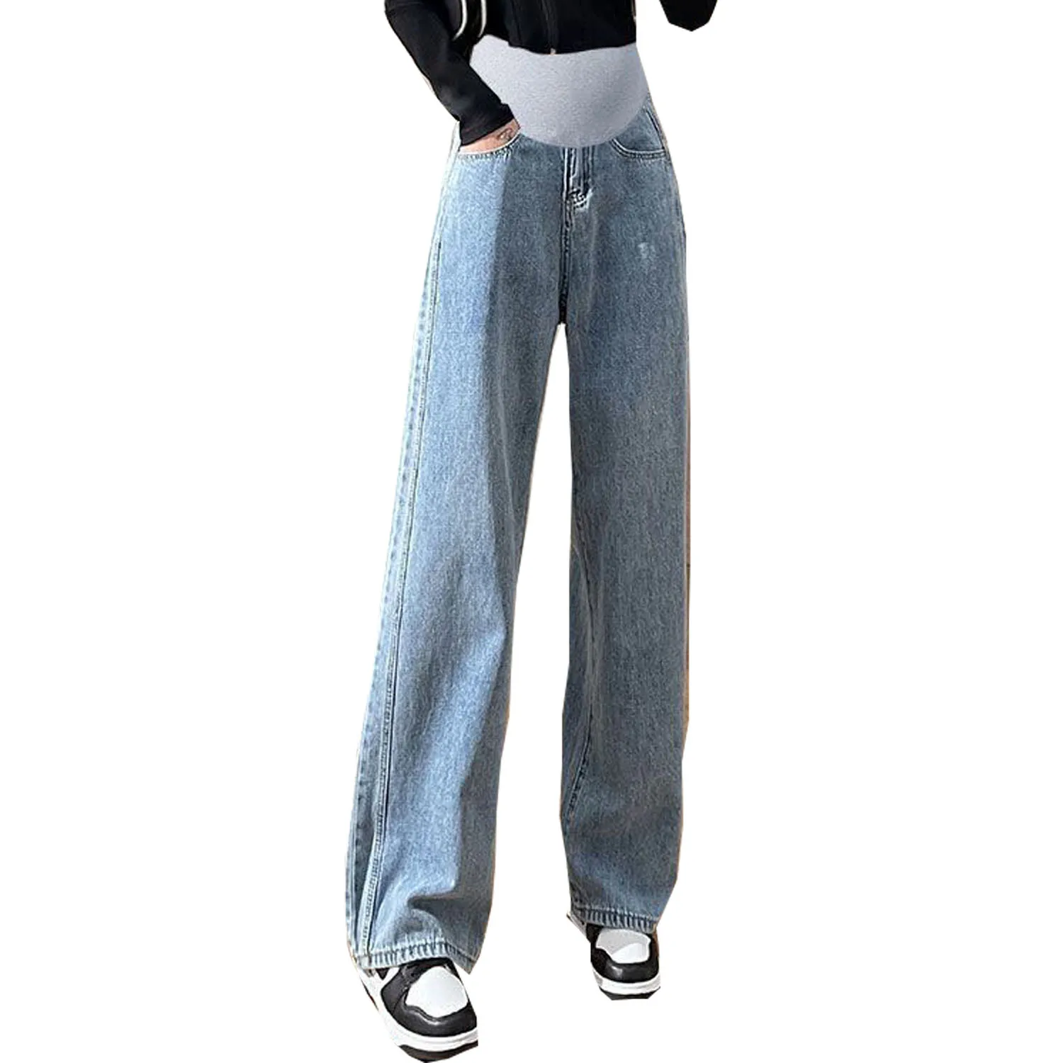Wide Leg Side Denim Maternity Full Long Jeans Cotton Belly Loose Pants Clothes for Pregnant Women Pregnancy Trousers Winter
Wide Leg Side Denim Maternity Full Long Jeans Cotton Belly Loose Pants Clothes for Pregnant Women Pregnancy Trousers Winter