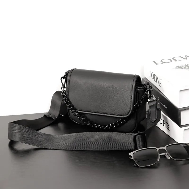 Сумка через плечо с цепочками, мужская модная дизайнерская мужская сумка через плечо с клапаном из искусственной кожи, сумки через плечо, мужские квадратные сумки на слинге
Сумка через плечо с цепочками, мужская модная дизайнерская мужская сумка через плечо с клапаном из искусственной кожи, сумки через плечо, мужские квадратные сумки на слинге